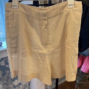 J. Crew Cream linen Women's Shorts